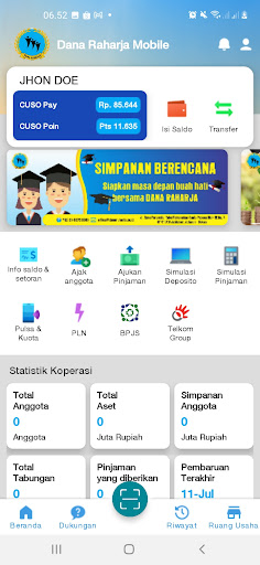 Dana Raharja Mobile Screen 3