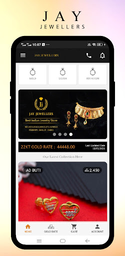 Android application Jay Jewellers Rapar screenshort