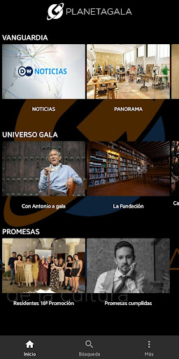 Android application Planeta Gala screenshort