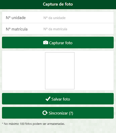 Android application SIGA - Captura fotos screenshort