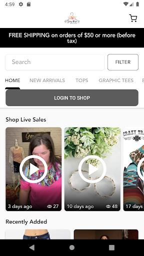 Screenshot of Grey Rose Boutique