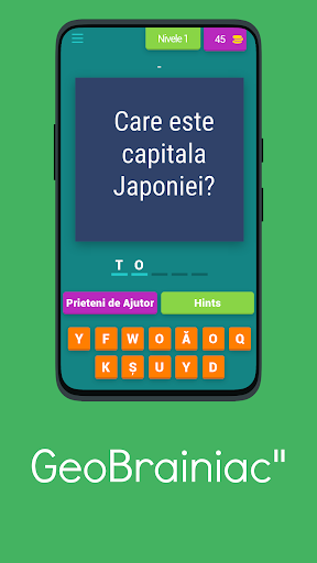 Android application GeoBrainiac screenshort