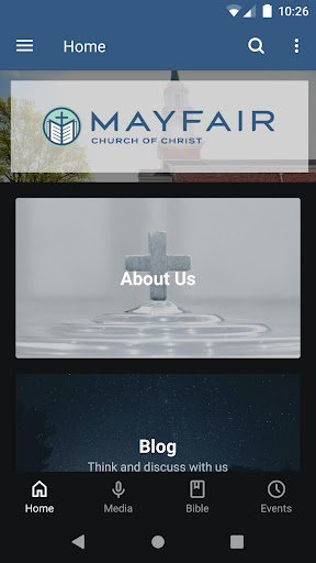 Android application Mayfair OKC screenshort