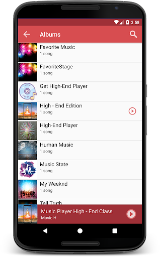 Jellybean Mp3 Music Player Screen 3