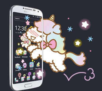 Glitter Galaxy Cute Rainbow Unicorn Theme Aplikacie V Sluzbe Google Play