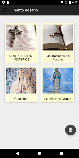 Android application Santo Rosario screenshort