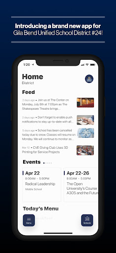 Android application Gila Bend Unified screenshort