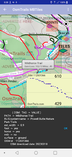 OsmTrails Screen 3