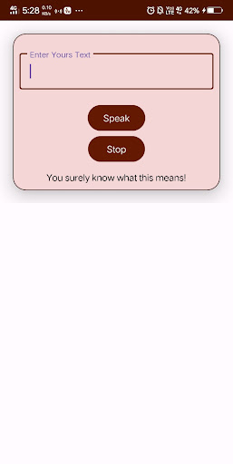 Android application Speech The Text screenshort