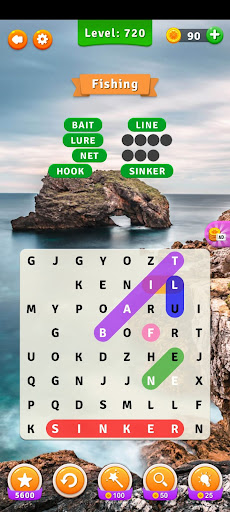 Screenshot of Word Search Solver