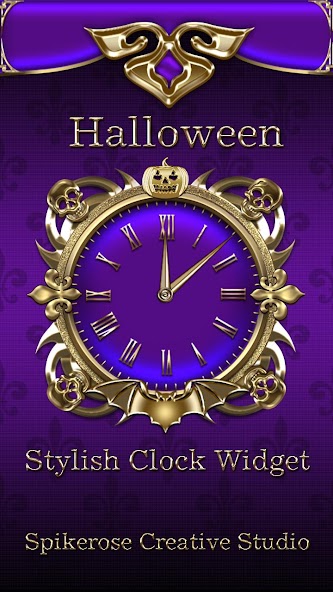 Halloween Clock Widget banner