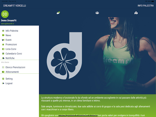 DreamFit Vercelli Screen 3