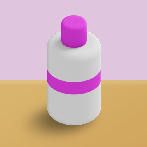 Flip The Bottle 3D Game logo