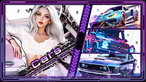 Cars, Transport Coloring Games screenshot 8