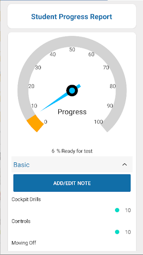 Android application Driving Instructor Manager screenshort