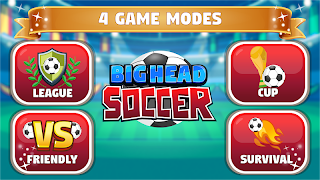 Big Head Soccer - Screenshot 2