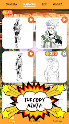 Ninja Kage: Coloring by Number