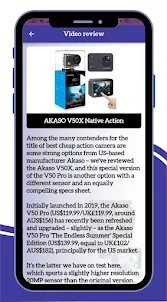 AKASO V50X Native Action Guide