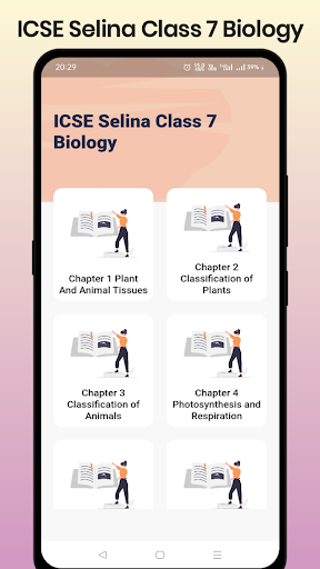 Android application ICSE Selina Class 7 Biology screenshort