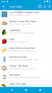 Monash University FODMAP diet Screenshot