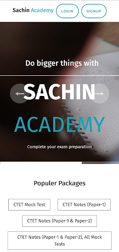 Android application Teacher Academy screenshort