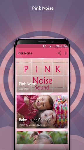 Android application Pink Noise screenshort