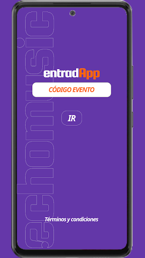 Android application EntradApp screenshort