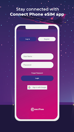 Android application Connect Phone eSIM screenshort