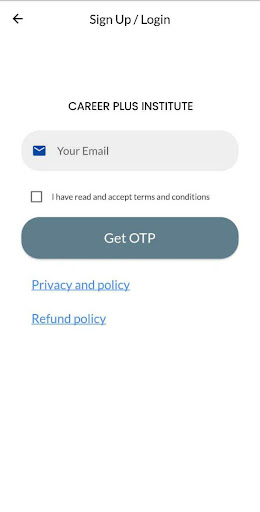 CAREER PLUS INSTITUTE Screen 3