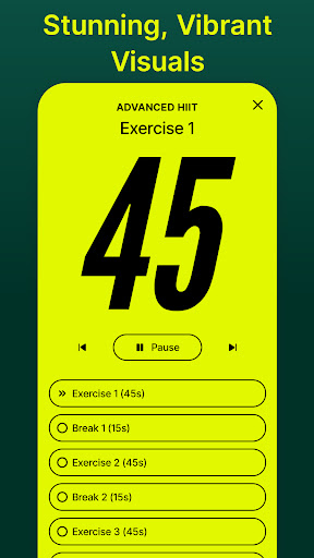 Intensity Workout Tabata Timer Screen 2