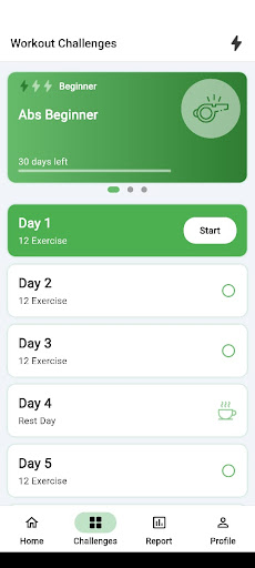 Abs Workout At Home Screen 3