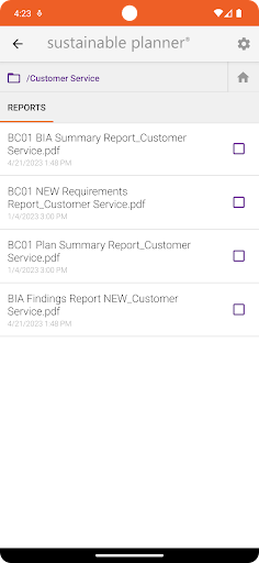 Sustainable Planner Screen 3