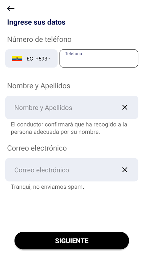 JipiTaxi Screen 2