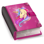 Cover Image of Download Unicorn Video Lock Diary  APK
