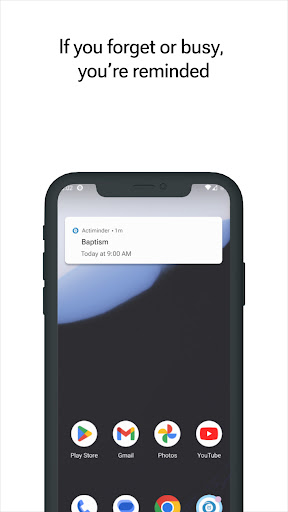 Actiminder: Church Events Screen 3