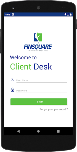 Android application FinSquare screenshort