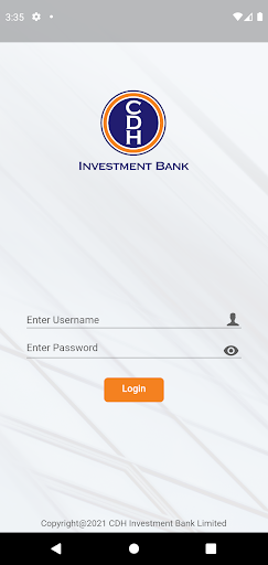 Android application CDHIB Mobile Banking screenshort