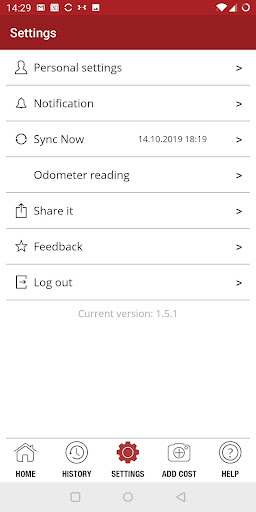 OdoCost - Travel expenses