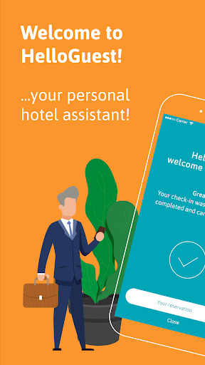 Android application HelloGuest screenshort