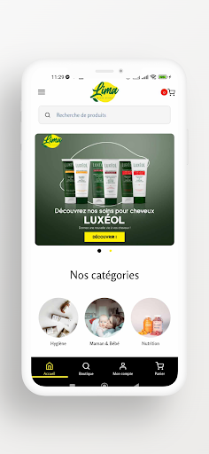 Android application Limacare -Bien être et santé screenshort