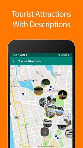 Android application Sri Lanka Offline Map and Trav screenshort