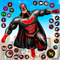 Bat Hero Dark Crime City Game