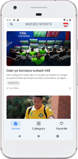 Android application MIZOZO SPORTS MAX screenshort