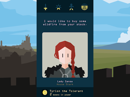 Captura de pantalla de Reigns: Game of Thrones