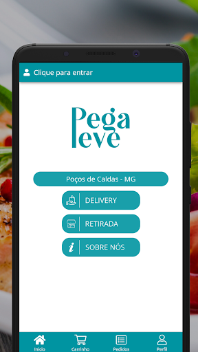 Android application Pega Leve screenshort