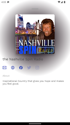 the Nashville Spin Radio Screen 3
