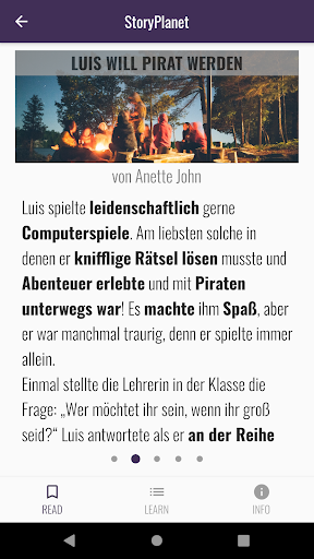 StoryPlanet Deutsch Screen 2