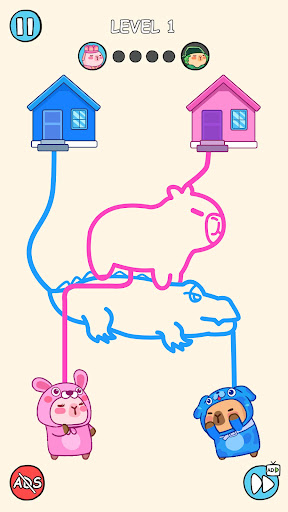 Capybara Rush: Draw To Home screenshot 9