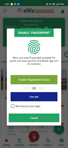 Android application Orchid Mobile App screenshort