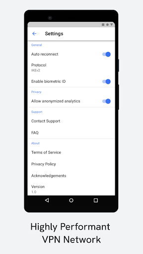 IDNotify Secure VPN Screen 3
